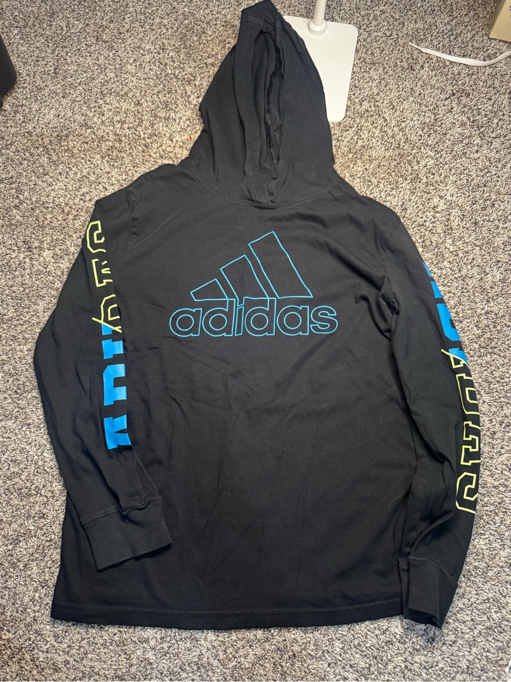 boys ADIDAS tshirt hoodie